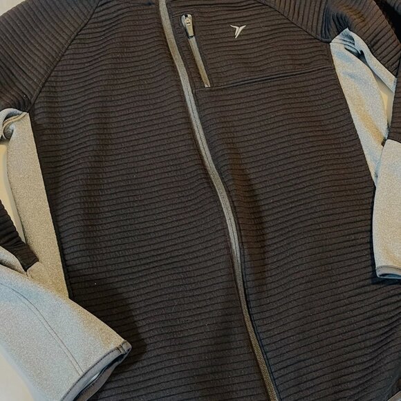 Old Navy Active Full-Zip Black & Gray Jacket XL Boys - Picture 9 of 9